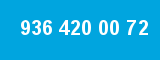 936 420 00 72